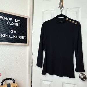 Express mock neck top